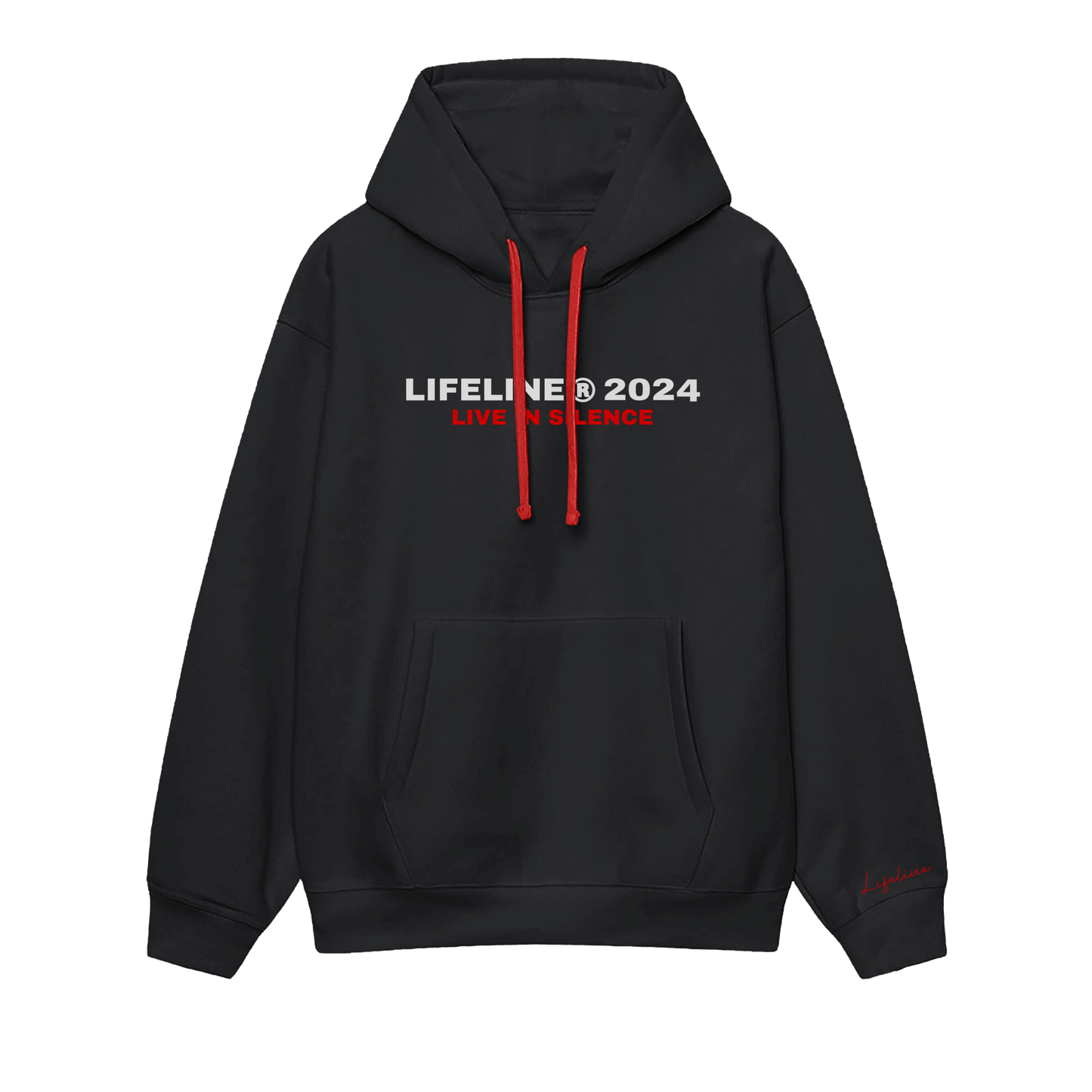 LIFELINE HOODIE - RED